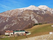 MONTE CASTELLO (croce 1425 – cima 1474 m) da Valpiana di Serina il 7 dicembre 2023 - FOTOGALLERY